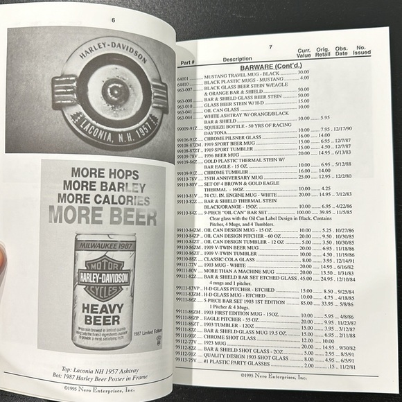 Nero's Price Guide to Harley-Davidson & Motorcycle-Related Memorabilia Book - Picture 4 of 6